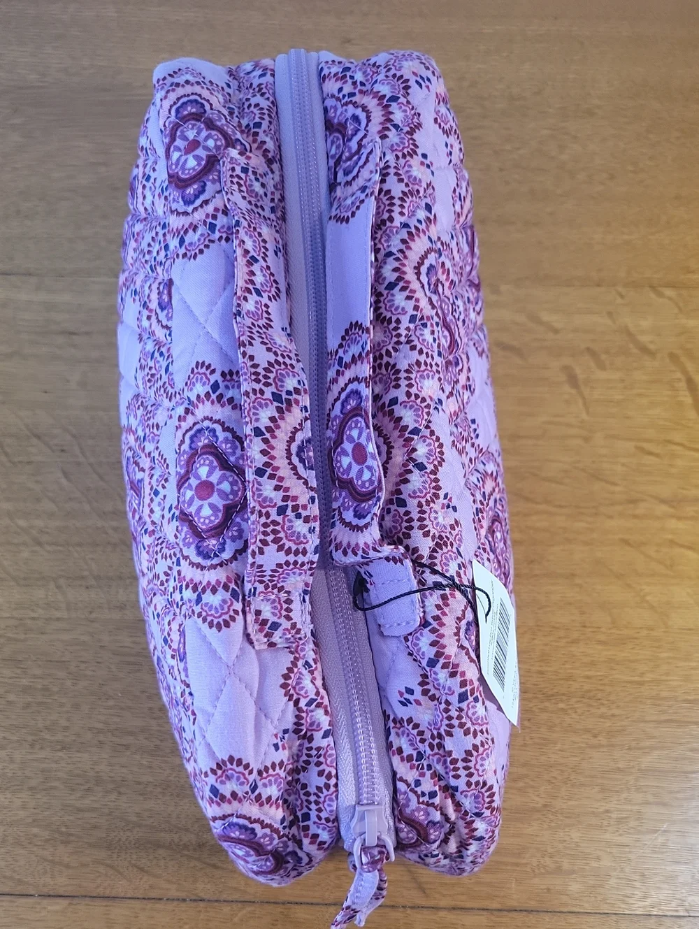 Vera Bradley Pink Quilted Medallion Print Cosmetic Case NWT